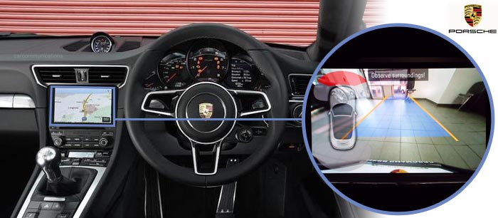 Carrera reversing camera screen